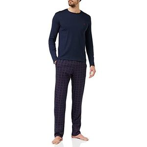 Emporio Armani Pyjamas Pattern Mix Pyjama, blauw (kwaret + eagles), L voor heren
