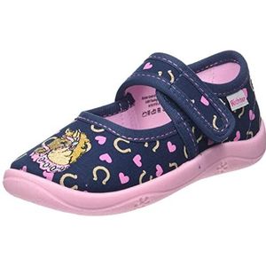 Richter Kinderschuhe Jongens meisjes Mia Pantoffels, Nautical (StickHorse, 28 EU, Nautical borduurhorse