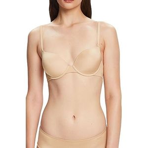 ESPRIT Dames Micro W. Logo RCS Sexy.pad T-shirt-beha, Dusty Nude, 75A