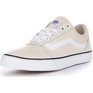 Vans Ward Deluxe Sneaker voor dames, Tumble Leer Berk, 36.5 EU