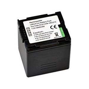 Bresser Lithium-ion batterij voor Panasonic VW-VBD210/CGA-DU421 camcorder (7,4 V, 2010 mAh)