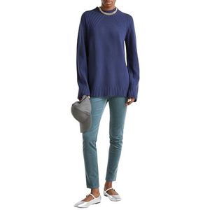 United Colors of Benetton Pullover met rolkraag M/L, Blauw, S