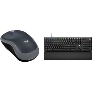 Logitech M185 draadloze muis, & CORSAIR K70 Core RGB Mechanisch Gaming