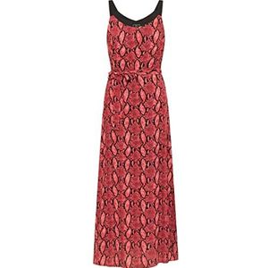 faina Maxi-jurk voor dames 1922832, Rood slang, L