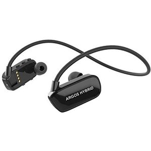 Argos Hybrid Sunstech MP3-speler, 8 GB, Bluetooth, waterdicht, IPX8, ontwikkeld voor sport en zwemmen, oplaadbare accu, 200 mAh, terrestrische en waterpads inbegrepen, zwart