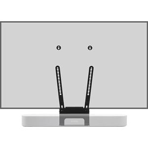 Flexson TV Mount Attachment voor Beam (met 5 jaar garantie) - Zwart