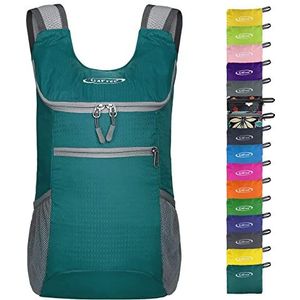 G4Free Ultra Lichtgewicht Kleine Rugzak Opvouwbare Rugzak Packable Rugzak 11L voor Reizen Wandelen Fietsen Wandelen of Multifunctionele Dagrugzakken Unisex, Donkergroen, S, Rugzak