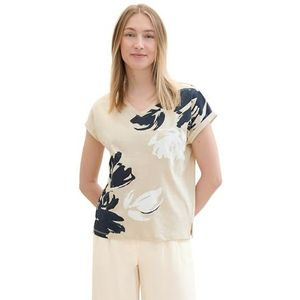 TOM TAILOR T-shirt voor dames, 21650 - Summer Beige, S