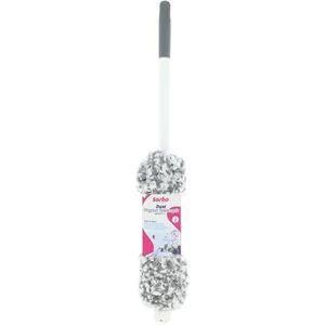 Sorbo Microvezel Stof Magneet Tool, Uitschuifbaar handvat tot 135cm voor het bereiken van moeilijk bereikbare gebieden, Machine wasbare reinigingskop