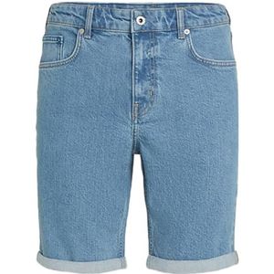 Karl Lagerfeld Jeans, Heren, Slim Denim Short, Slim Fit, Blauw, 28