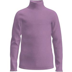 NAME IT Nkfnakal Ls Rollneck Top Noos shirt met lange mouwen voor meisjes, Violet Tulle, 122/128 cm