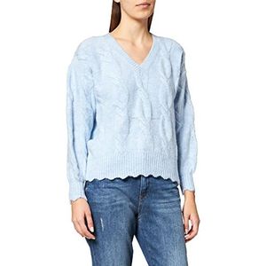NAF Dames Mamandia Pullover Sweater, Bleu Pastel, XL