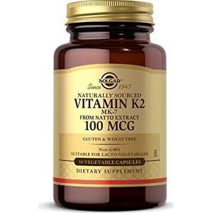 Solgar Vitamin K2 100 ug Vegetable capsules, 50