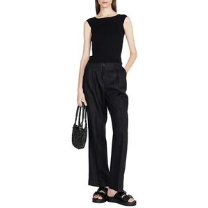 Sisley Damesbroek 4AGHLF02Z Pants, Black 100, 38, Black 100, 38