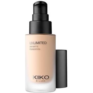 KIKO Milano Unlimited 24H Matte Foundation 2.5 WG, Langhoudende Matte Vloeibare Foundation Die Tot 24 Uur Lang Blijft Zitten