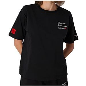 Champion Rochester 1919-Made with Love S-S T-shirt, zwart, M voor dames, zwart, M