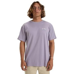 Billabong Gebreide top met korte mouwen Arch Crew SS Heren Paars XS