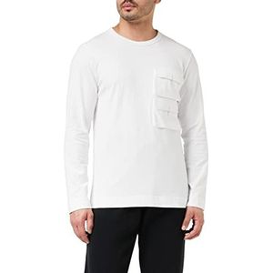 G-STAR RAW Heren Pocket T-Shirt, Wit (White C336-110), L