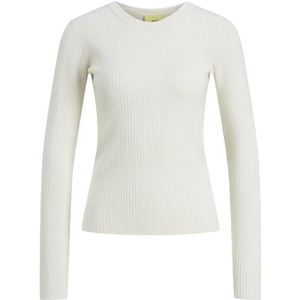 Jxjodi Tight Crew Neck Knit, cloud dancer, XL