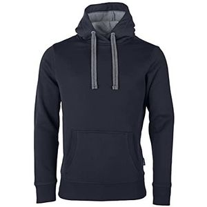 HRM Unisex Sweat Hoodie, Blauw, Maat 2XL I Premium Hoodie voor Dames & Heren met Contrasterende Voering I Basic Hoodie Unisex I Dames- & Herensweatshirt I Hoogwaardige & Duurzame Kleding