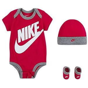 Nike - Futura Logo - Doos voor Babymeisjes - 3-delig - Zacht Katoen