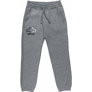 Replay Casual broek voor jongens, M14 grijs gemêleerd., 8 Jaar