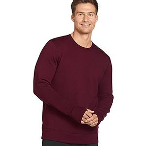 Jockey Heren Gezellige Fleece trui met lange mouwen, Zinfandel, S