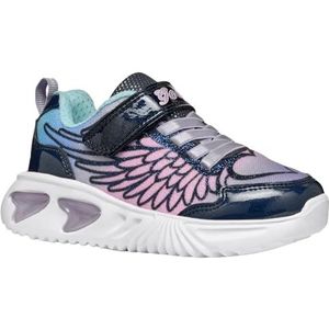 Geox Meisjes Assister Girl B basketbal, Navy Lilac, 33 EU