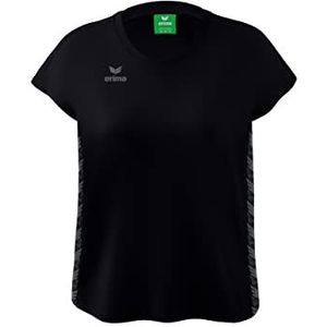 Erima heren Essential Team T-Shirt (2082212), zwart/slate grey, 38