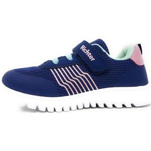 Richter Kinderschuhe Jongens meisjes Wallaby sneaker, Nautical/Powder/Jade, 28 EU, Nautical Powder Jade
