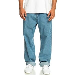 Quiksilver Jeans Baggy Nineties WASH Heren Blauw 28