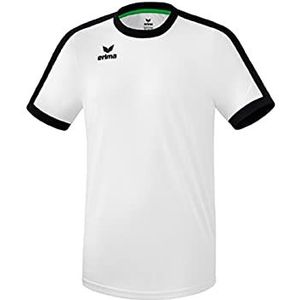 Erima uniseks-volwassene Retro Star shirt (3132121), wit/zwart, M