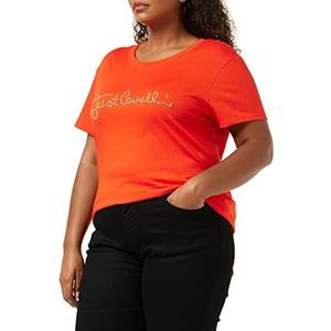 Just Cavalli T-shirt, 304 Poppy Red, XL voor dames