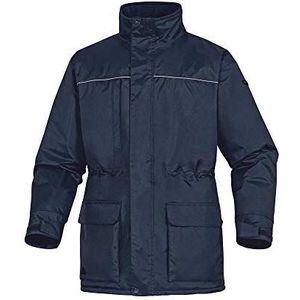 Delta Plus HELS2BMPT Parka van polyester, gecoat met PVC, speciale bescherming tegen kou -20°C, marineblauw, maat S, 10 stuks