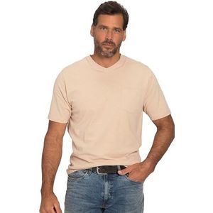 JP 1880, Heren grote maten T-shirt, parelmoer, 3XL