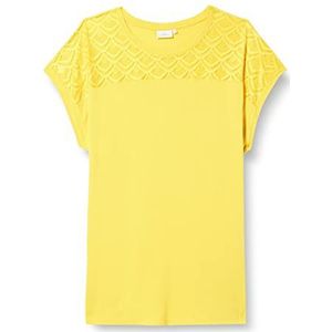 ONLY Carflake Life S/S Mix Top JRS Noos T-shirt voor dames, passie-fruit, 50/52 Grote maten