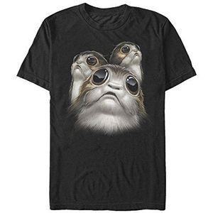 Star Wars Heren Laatste Jedi PORG Graphic Tees Shirt