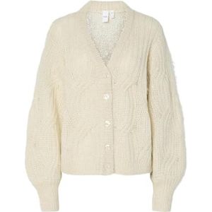 Yas - Zuma - Gebreid Vest - V-hals - Lange Mouwen