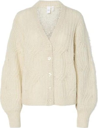 Yas - Zuma - Gebreid Vest - V-hals - Lange Mouwen