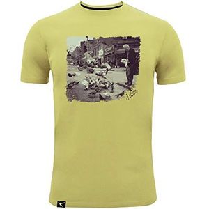 ElPlayer Jedan T-shirt voor heren, lichtgeel, 2XL