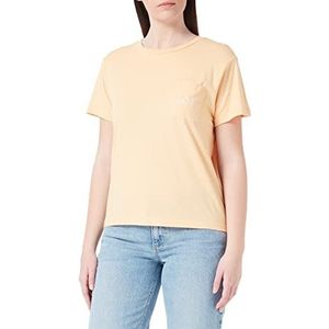 Lee Dames Pocket Tee T-shirt, Sunset Gold, X-Small, Sunset Gold, XS