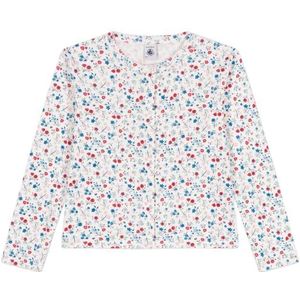 Petit Bateau Gebreide jas voor meisjes, wit/meerkleurig., 6 Jaar