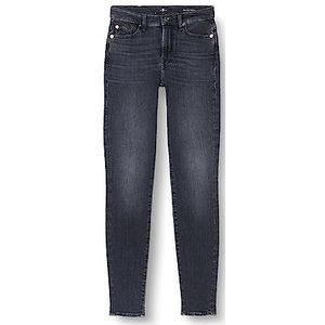 7 For All Mankind HW Skinny Slim Illusion Concrete with Embellished Squiggle, grijs, 28