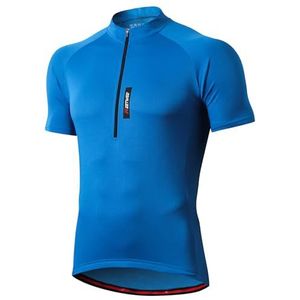 FEIXIANG Fietsshirt voor heren, korte mouwen, fietsshirt, fietskleding voor mannen, ademende cycling jersey wielersport kleding