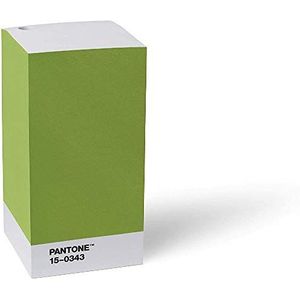 PANTONE New Sticky Notepad With Pencil Hole. 14,5CM High, Green