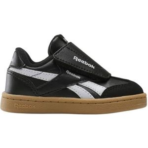 Reebok Uniseks Smash Edge Hook & Loop Sneakers voor kinderen, Zwart Ftwrwhite Rgum1, 20 EU