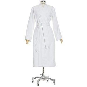 MÖVE x STEFFEN SCHRAUT Classic Collection Kimono in maat L, badjas met borduurwerk, 100% katoen, Snow (wit)