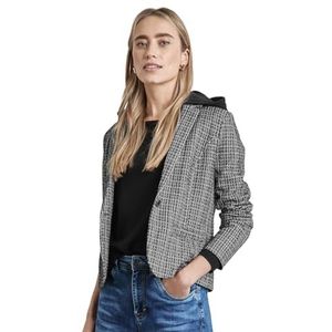STREET ONE Blazer Boucle Set, zwart, 38