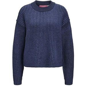 JACK & JONES Jxmaghna Crew Neck Knit, Naval Academy, XS