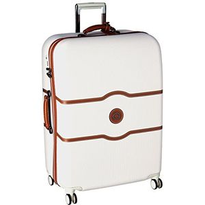 DELSEY Paris Chatelet Hardside Bagage met Spinner Wielen, Champagne Wit, Checked-Large 28 Inch, with Brake, Chatelet Hardside Bagage Met Spinner Wielen